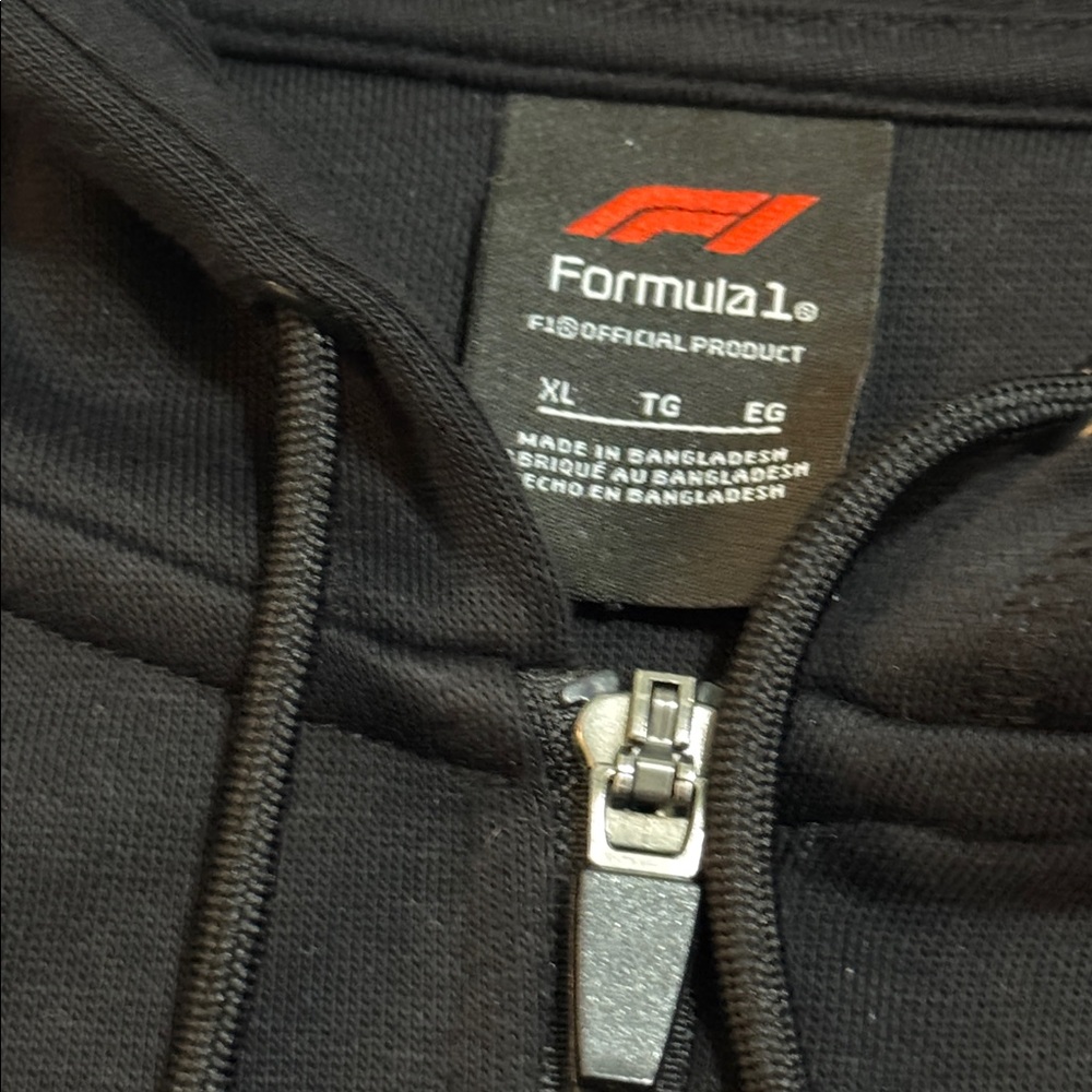 Formula 1 Essentials Small Crest Full Zip Hoodie … - image 3